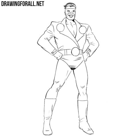 Okay, so this is the weird part. How to Draw a Classic Superhero | Drawingforall.net