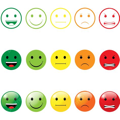 Different Moods Vector Art Png Mood Emoji Vector Different Icon Emoji