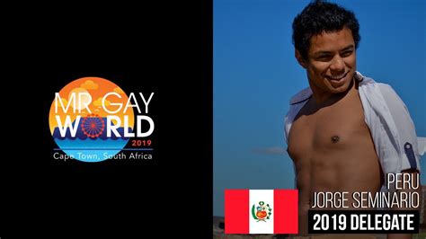 Mr Gay World Delegate Peru Youtube