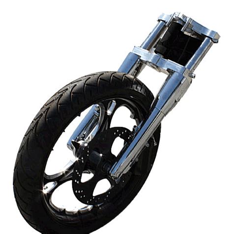 How does the motorcycle airbag work? HARLEY CHROME BAGGER AIR SUSPENSION FRONTEND / AMERICAN ...
