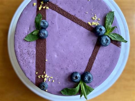 Lemon And Blueberry Mousse Cake Recipe Whisk