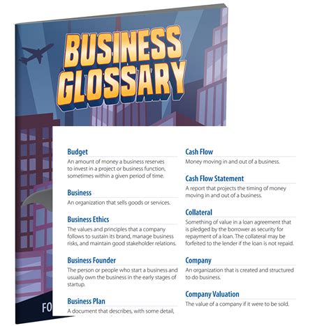 Business Glossary Free Download