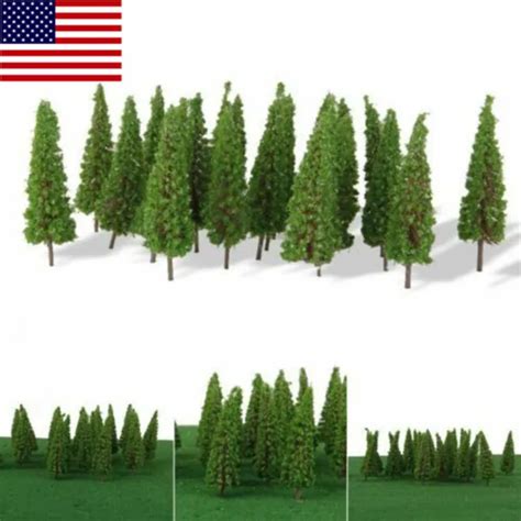 50X TREES MODEL Train Railroad Wargame Diorama Scenery Landscape HO OO