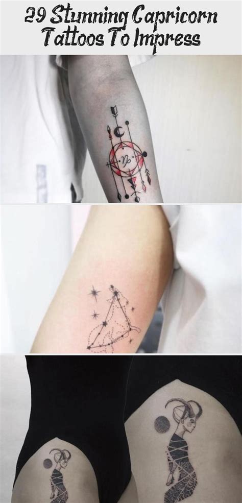 You can be combined this with angel wings tattoo, which will give it an amazing look. 240+ Capricorn Tattoo Designs (2020) Constellation, Zodiac ...