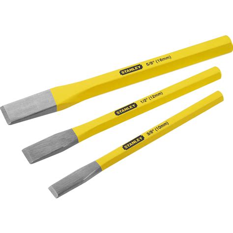 Stanley 3 Piece Cold Chisel Set Cold Chisels