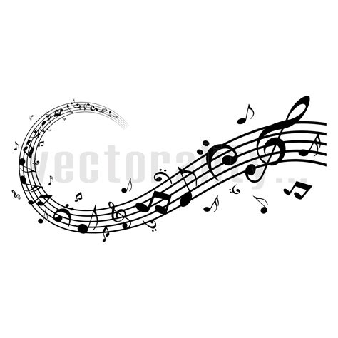 Music Musical Notes Crotchet Quaver Clef Minim Pattern Vector Etsy