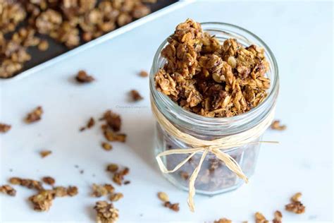 Almond Butter Granola Healthy And Easy To Make