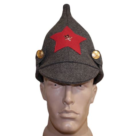 Soviet Rkka Infantry Russian Red Army Woolen Winter Hat Budenovka With