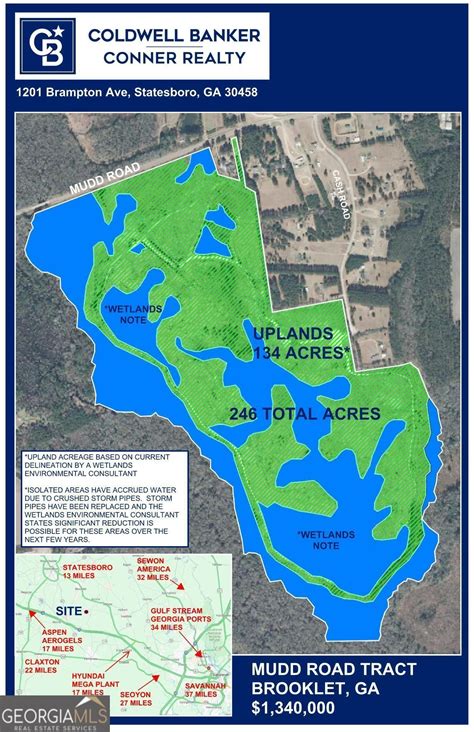 246.1 acres in Bulloch County, Georgia