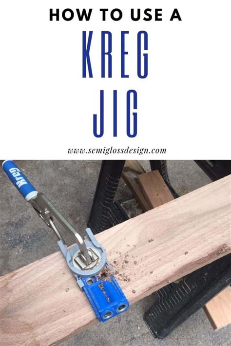 Learn How To Use A Kreg Jig To Make Pocket Holes Easy Tutorial