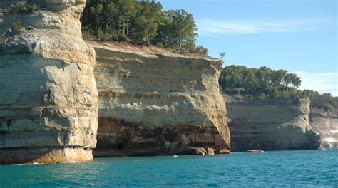 Pictured Rocks National Lakeshore In Michigan