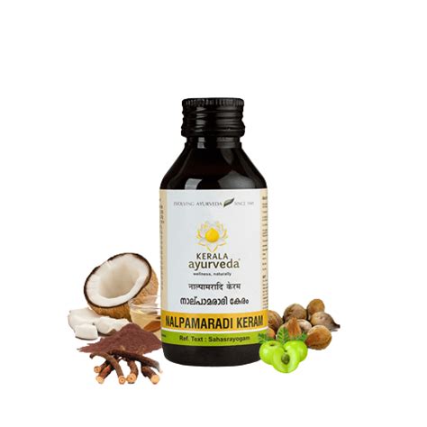 Ayurvedic Oil For Skin Brightening Nalpamaradi Keram
