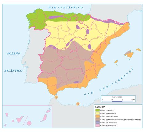 Mapa Mudo De Climas De Espana Para Imprimir O De Primaria Images My