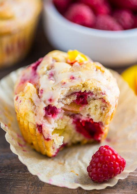 Raspberry Peach Muffins Recipe Peach Muffins Baking Dessert Recipes