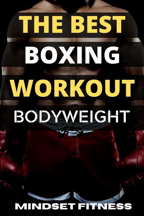 Boxing Workout Bodyweight Home Workout Mindset Fitness 0 Hot Sex Picture