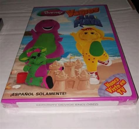 Barney Lets Go To The Beach Dvd 2007 Spanish Language Version