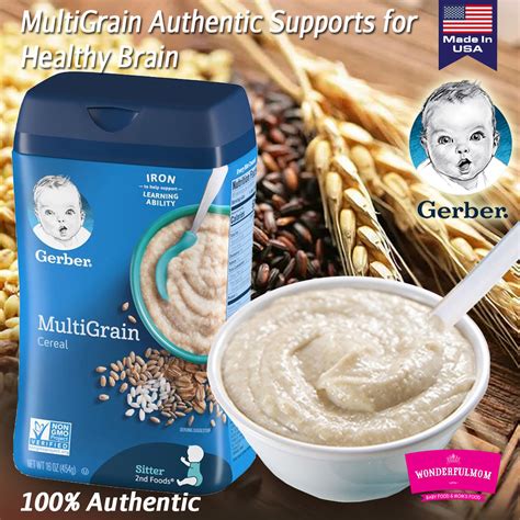 Gerber Multigrain Cereal Wonderfulmomlk