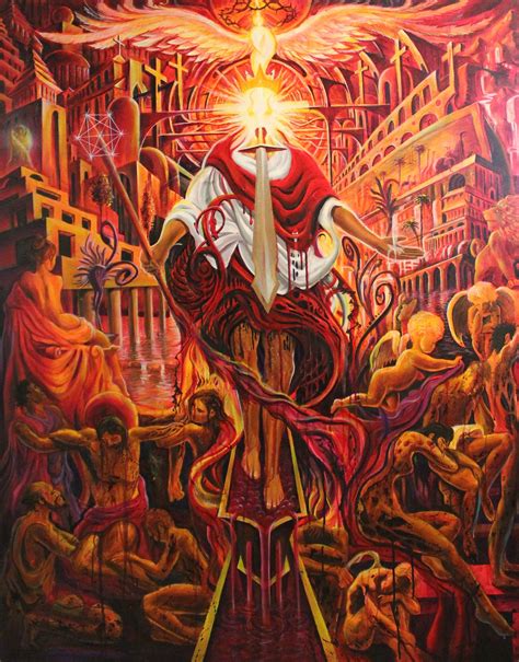 Revelation Of God Acrylic On Canvas By Aaron Herrera Artquest