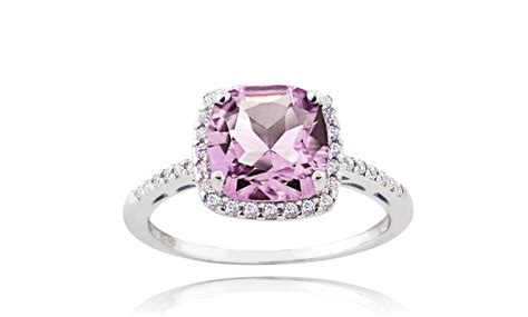Gemstone And Cubic Zirconia Ring Groupon Goods