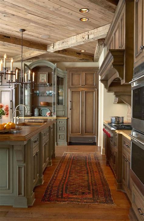 53 Sensationally Rustic Kitchens In Mountain Homes Country Kitchen