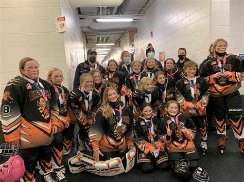 News U11 Bb Bring Home Silver Orangeville Tigers Girls Hockey