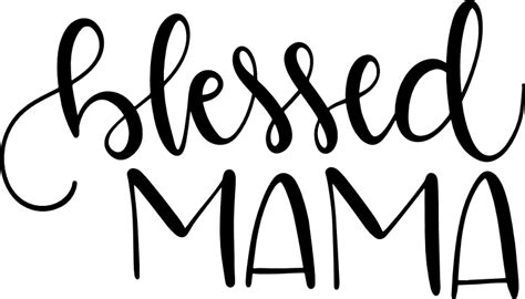 Blessed Mama Mothers Day Free Svg File Svg Heart