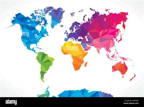 Mapa Mundi Colorful Vector Grafico Vectorial Imagenes De Mapa Mundi Images