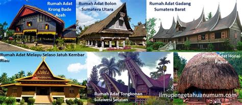 Gambar Rumah Adat Di Indonesia Beserta Namanya