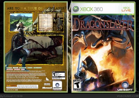 Dragonslayer Xbox 360 Box Art Cover By Djmicah