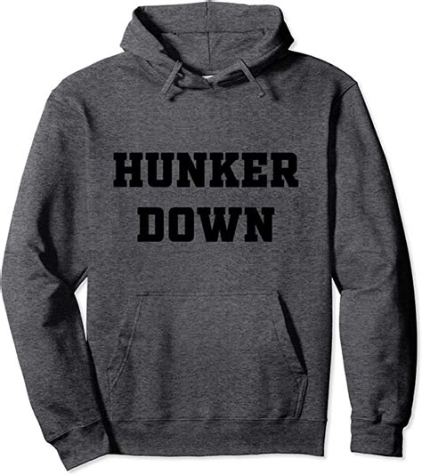 Hunker Down Apparel Co Hunker Down Pullover Hoodie Grey