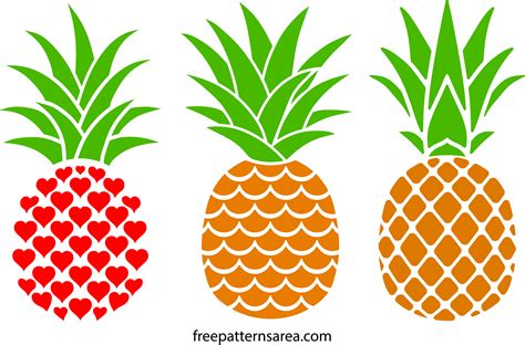 Free Pineapple Silhouette Svg Pineapple Svg Cricut Summer Stamp
