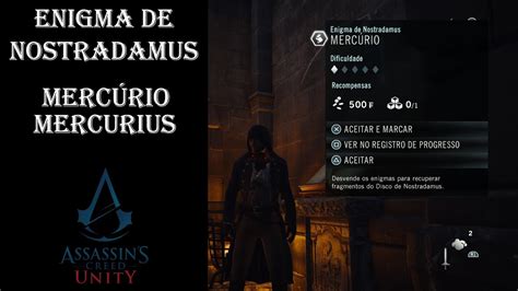 Assassin S Creed Unity Enigma De Nostradamus Merc Rio Mercurius Youtube