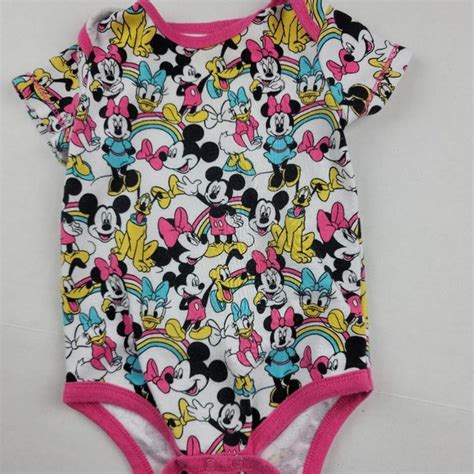 Disney One Pieces Disney Baby Minnie Mouse Baby Girl Graphic Onesie