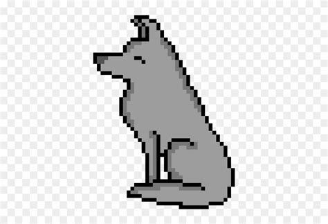 Wolf Pixel Art Grid Realtec