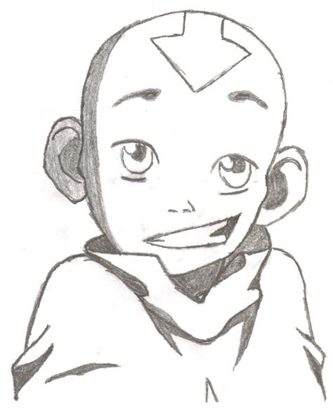 How To Draw Aang Avatar The Last Airbender Draw Central
