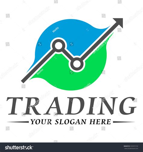 Trading Logo Template Design Stock Vector Royalty Free 535972153