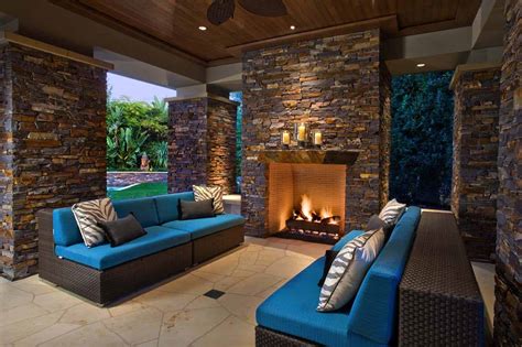 30 Irresistible Outdoor Fireplace Ideas That Will Leave