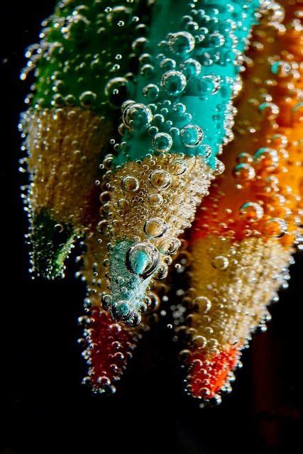 Colored Pencils Texture Photography Macro Photography
