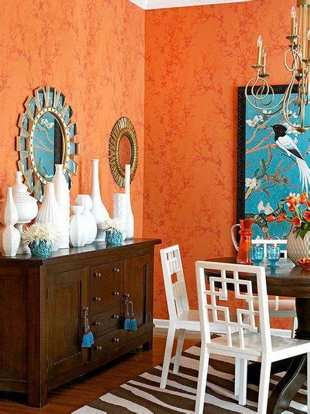 Here the pop of reddish shades break the dominance of the brown color. Interior Color Trends for Walls 2021 - Interior Decor Trends