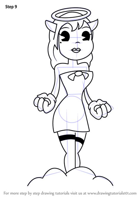 Learn How To Draw Alice Angel From Bendy And The Ink Machine Bendy And