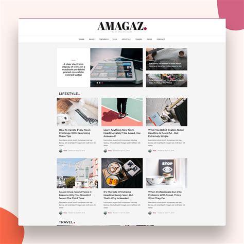 Amagaz News And Magazine WordPress Theme AZ Theme Net