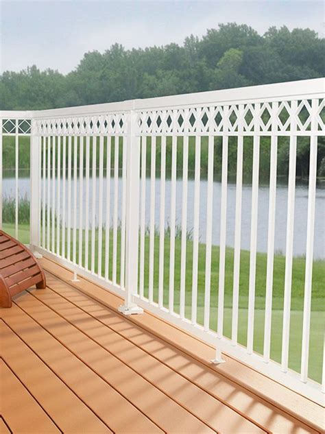 DIY Aluminum Railing System Narrow Pickets With Decorative Spacers