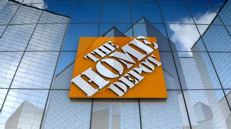 Editorial Home Depot Inc Logo On Glass Stock Motion Graphics Sbv