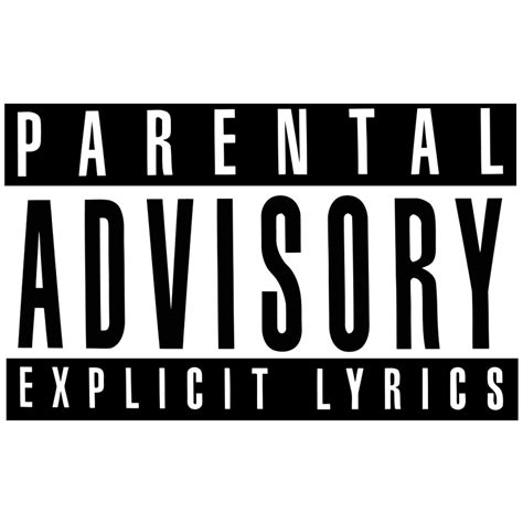 Parental Advisory Explicit Lyrics PNG transparente - StickPNG