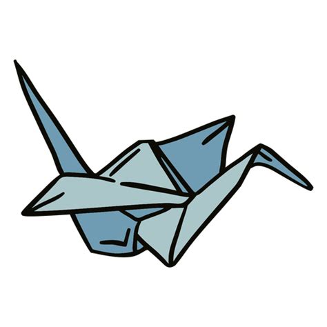 Crane Origami Illustration Transparent Png And Svg Vector File
