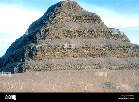Step Pyramid Of King Djoser Zozer Saqqara Egypt 3rd Dynasty C2600