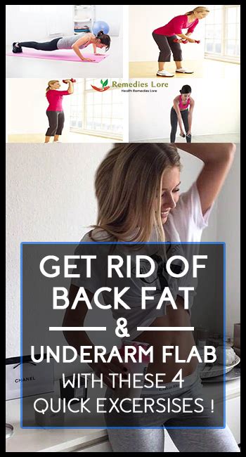 Get Rid Of Back Fat And Underarm Flab With These 4 Quick Exercises