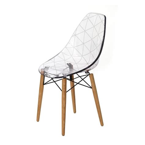 Check out our metal chairs selection for the very best in unique or custom, handmade pieces from our dining chairs shops. Chair design with two-tone body, wooden base | IDFdesign