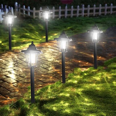Outdoor Lawn Light Solar Power Led Path Way Outdoor Wall Landscape