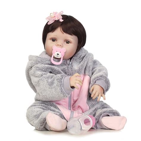 Buy Pinky Real Looking Silicone Full Body 22 Inch Reborn Baby Dolls